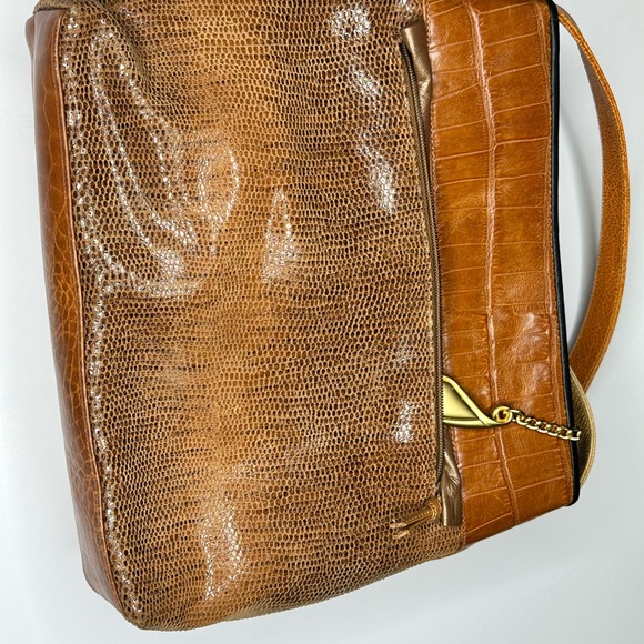 Accents by Sharif Patchwork Leather Handbag - Picture 9 of 10